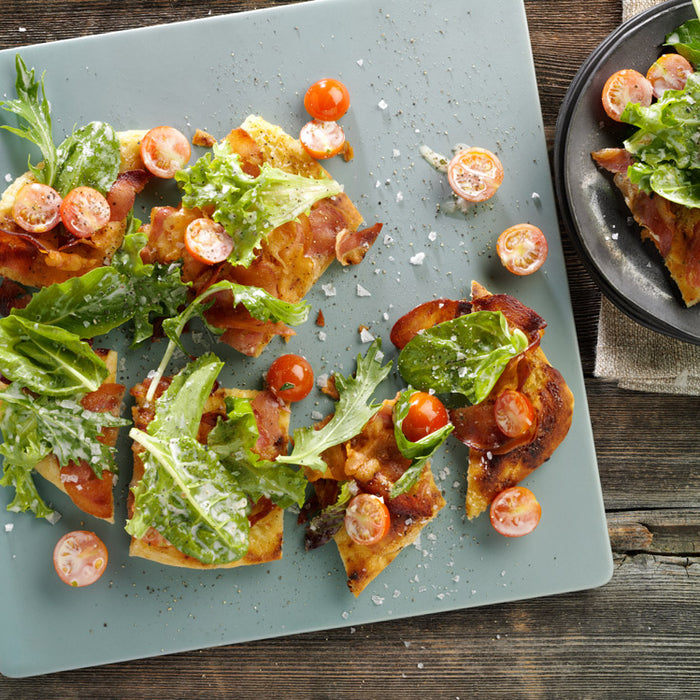 Naan Salad Pizza