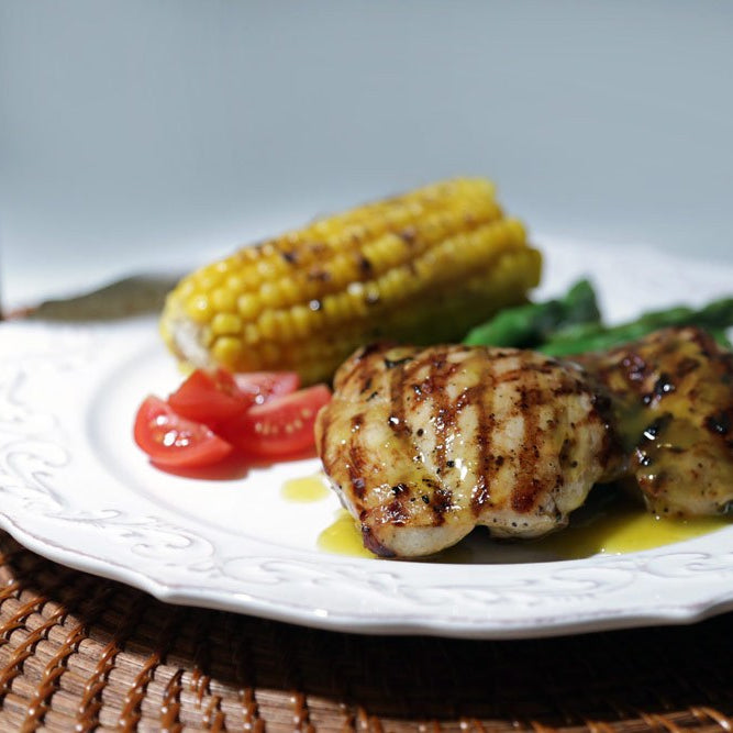 Grilled Chicken with Yuzu Kosho Dressing