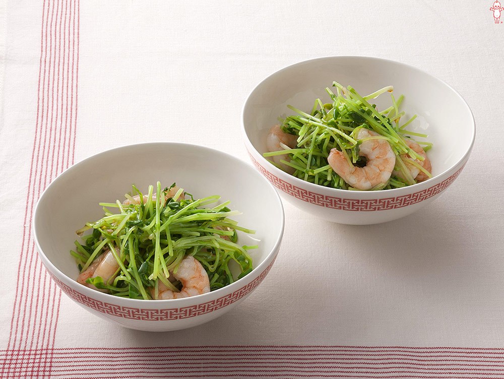 Shrimp & Pea Sprout Salad