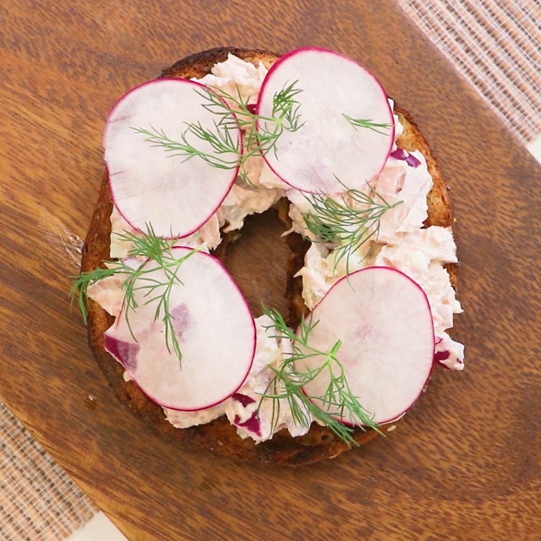 White Tuna Everything Bagel