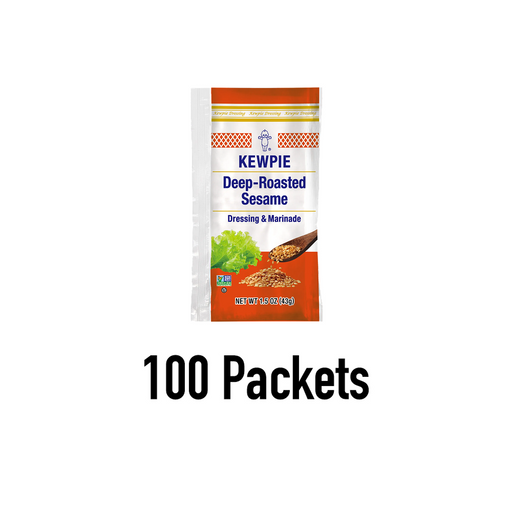 KEWPIE Deep Roasted Sesame Dressing & Marinade Sachet, 1.5 fl. oz x Pack of 100 KEWPIE Deep Roasted Sesame Dressing & Marinade Sachet, 1.5 fl. oz x Pack of 100