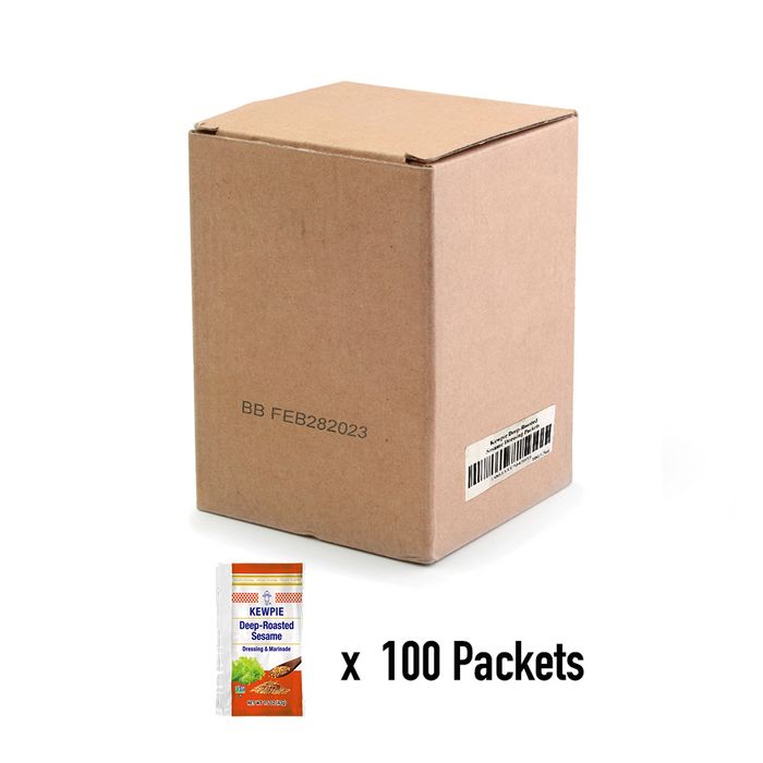 KEWPIE Deep Roasted Sesame Dressing & Marinade Sachet, 1.5 fl. oz x Pack of 100