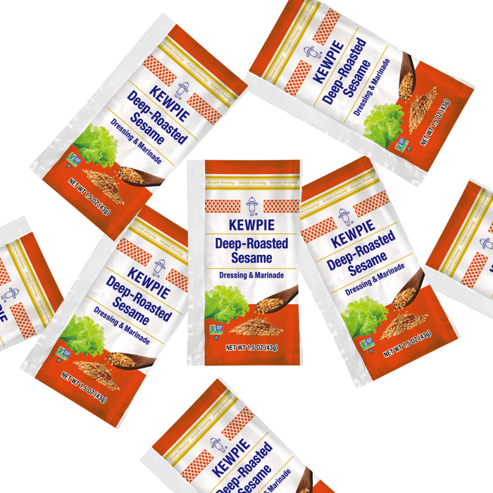 KEWPIE Deep Roasted Sesame Dressing & Marinade Sachet, 1.5 fl. oz x Pack of 100