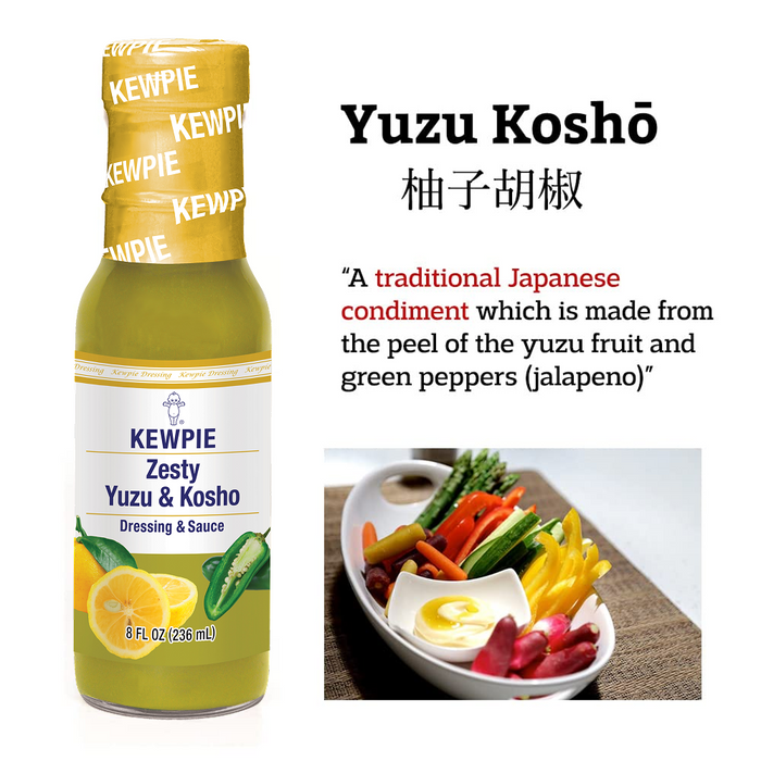 Kewpie Yuzu & Kosho Dressing, 8 fl. oz Kewpie Yuzu & Kosho Dressing, 8 fl. oz