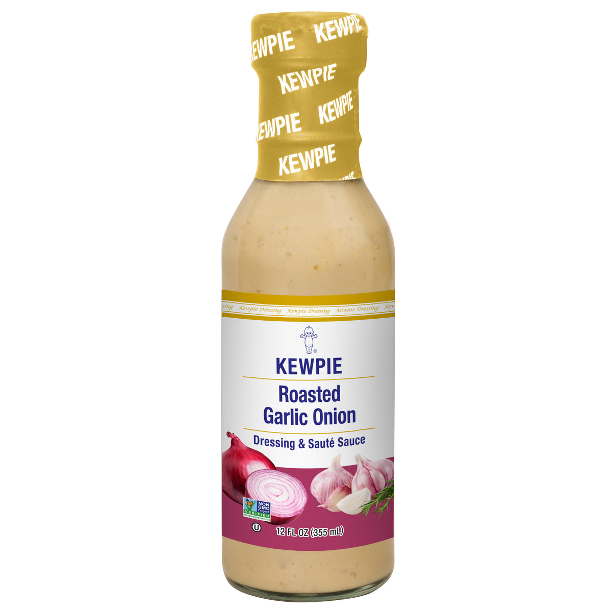 KEWPIE Roasted Garlic Onion Dressing & Saute Sauce, 12 fl. oz — Kewpie USA