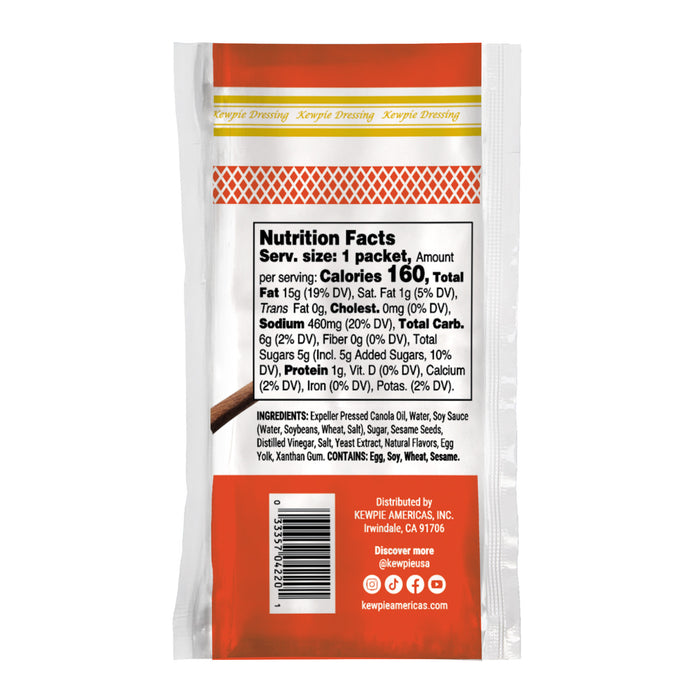 KEWPIE Deep Roasted Sesame Dressing & Marinade Sachet, 1.5 fl. oz x Pack of 100