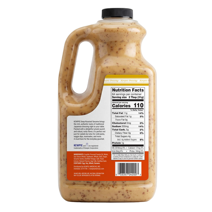 KEWPIE Deep Roasted Sesame Dressing & Marinade, 64 fl. oz