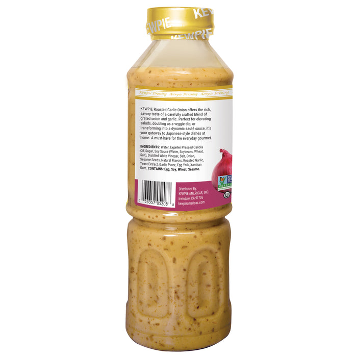 KEWPIE Onion Dressing with Garlic, 16.9 fl. oz (Best By Nov 26, 2025)