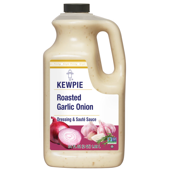 KEWPIE Roasted Garlic Onion Dressing & Saute Sauce, 64 fl. oz