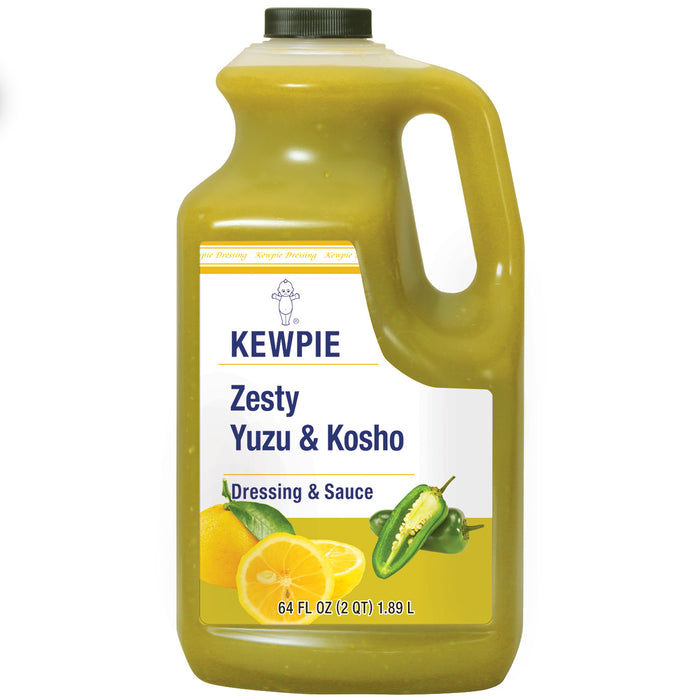 KEWPIE Yuzu & Kosho Dressing, 64 fl. oz (Best By Dec 16, 2025)