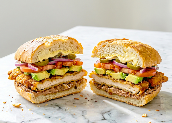 Torta de Milanesa de Pollo