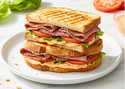 Spicy Roast Beef Sandwich