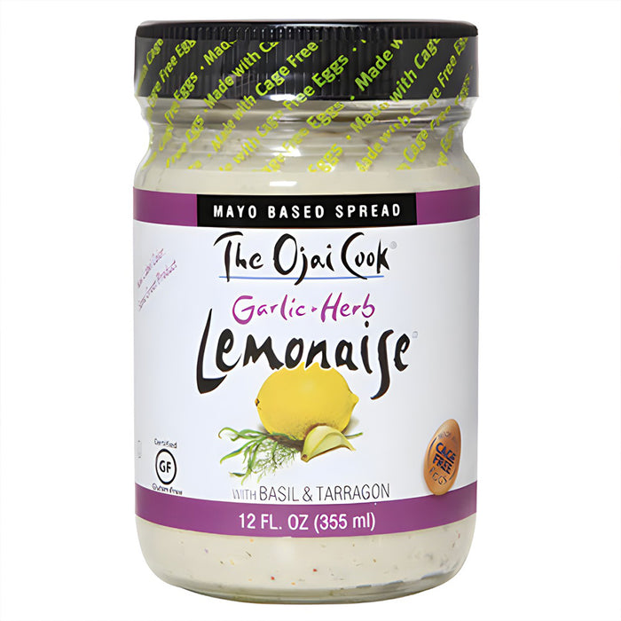 The Ojai Cook Garlic-Herb Lemonaise, 12 fl. oz