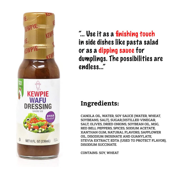 Kewpie Wafu Savory Soy Dressing (8oz) (8344095633)