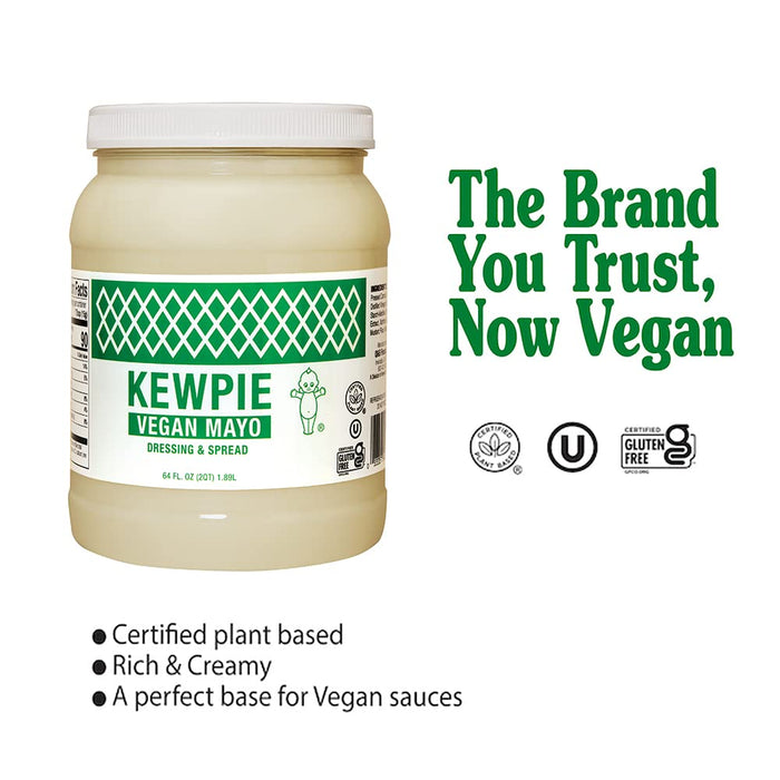 Kewpie Vegan Mayonnaise - Kosher, Plant-Based, Gluten-Free (64oz) (8254841749823)