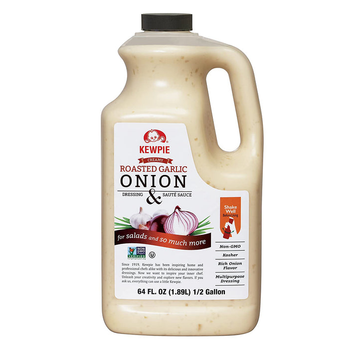 Kewpie Roasted Garlic Onion Dressing, 64 Ounce. (6741098692683)