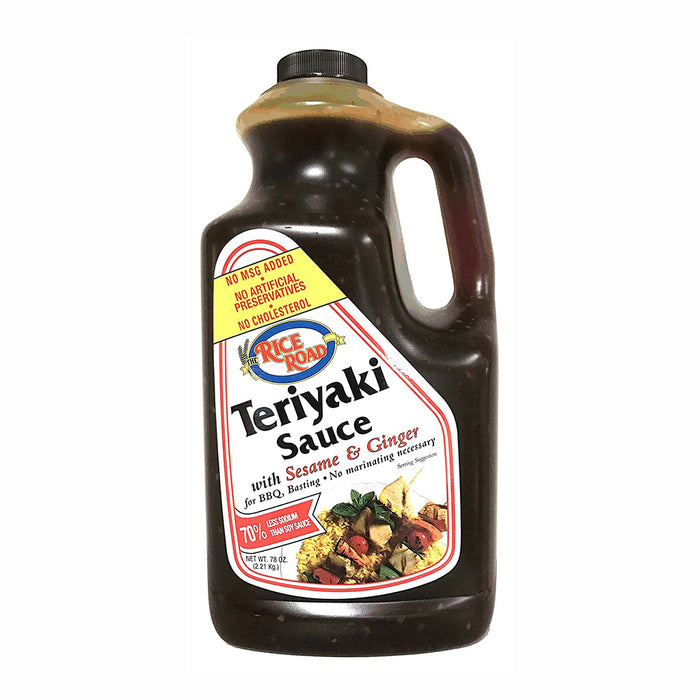 The Rice Road Teriyaki Sauce, Sesame and Ginger, 78 Ounce (7998908793151)