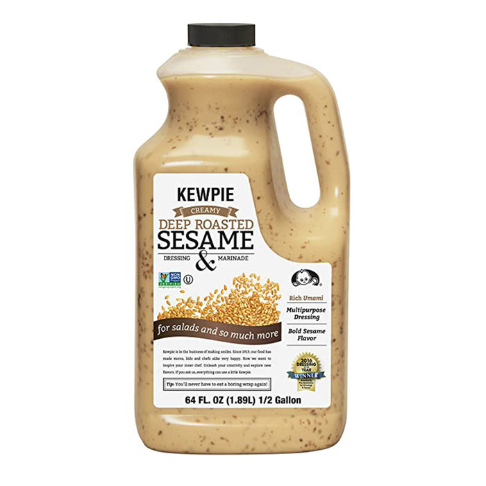 Kewpie Deep Roasted Sesame Dressing, 64 Ounce. (6727887257675)